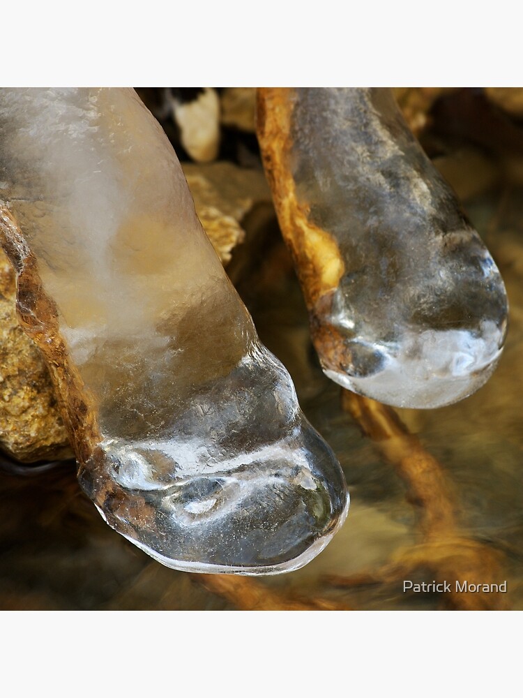 Ice and gold in the river by patmo