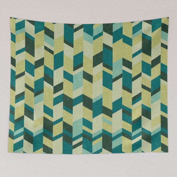 Item preview, Modern Herringbone Chevron pattern - "Sea Turtle" designed and sold by Hemindway.
