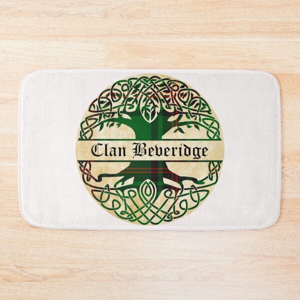 Item preview, Beveridge Tree of Life Clan Scottish Surname tartan designed and sold by BagTown Clans.