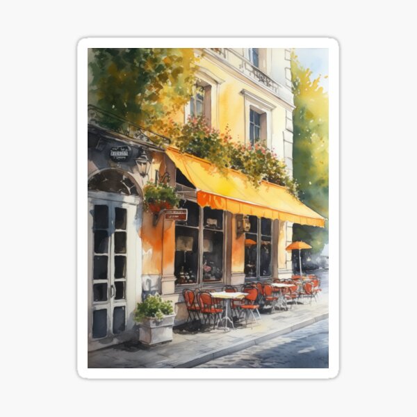 Aperçu de l'œuvre Café français créée et vendue par Vanover Designs.