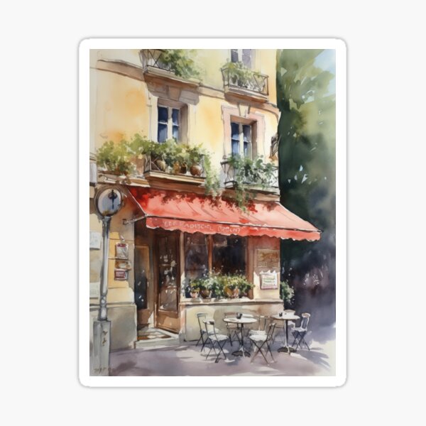Aperçu de l'œuvre Café français créée et vendue par Vanover Designs.