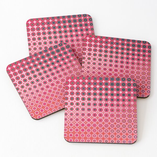 Item preview, Morphing Pink Flowers Pattern designed and sold by theWeppen.