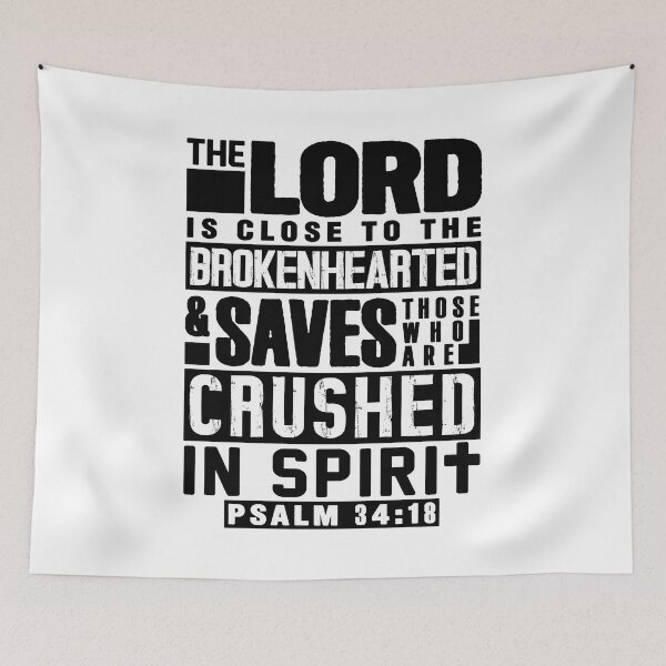 Item preview, Psalm 34:18 The LORD Is Close To The Brokenhearted designed and sold by plushism.