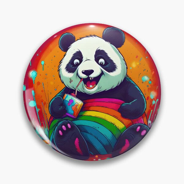 Item preview, rainbow panda designed and sold by Jackflash2023.
