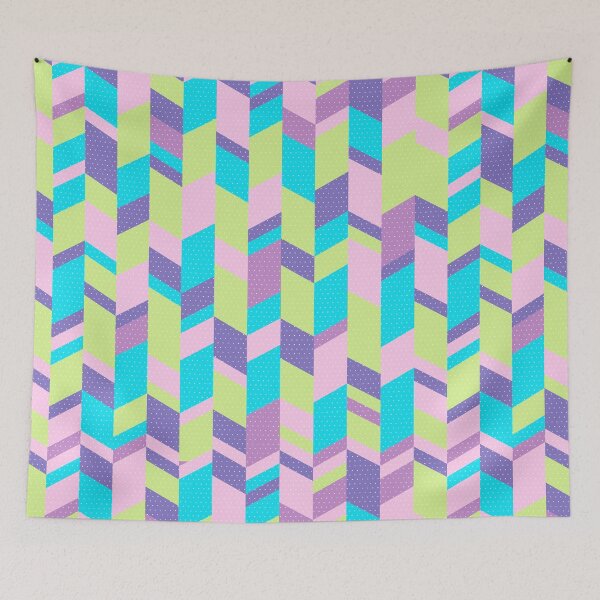Item preview, Modern Herringbone Chevron pattern - "Candy" designed and sold by Hemindway.