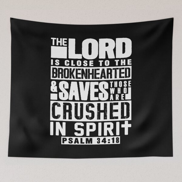 Item preview, Psalm 34:18 The LORD Is Close To The Brokenhearted designed and sold by plushism.
