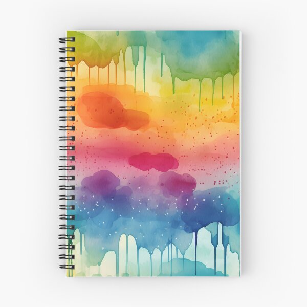 Item preview, Rainbow Watercolor Pattern designed and sold by candlewithhare.