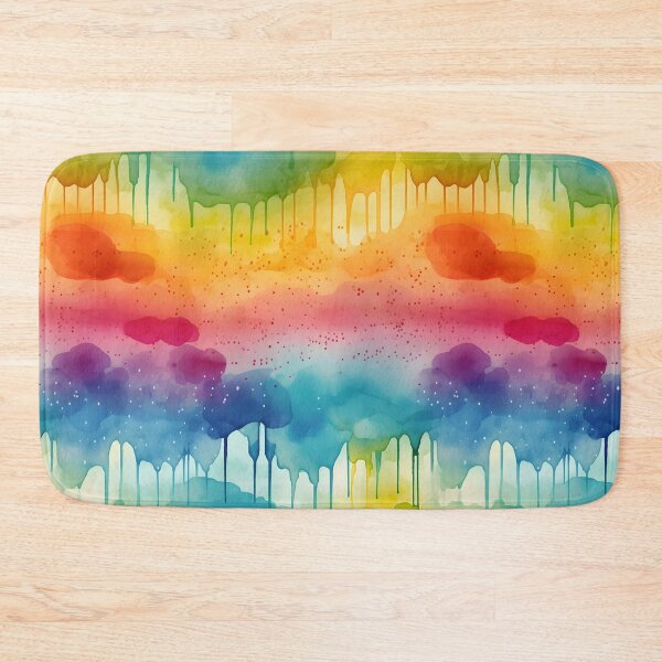 Item preview, Rainbow Watercolor Pattern designed and sold by candlewithhare.