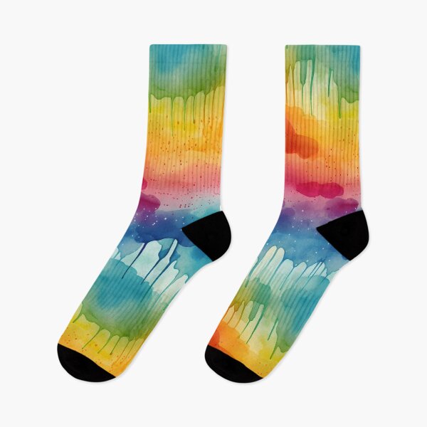 Item preview, Rainbow Watercolor Pattern designed and sold by candlewithhare.