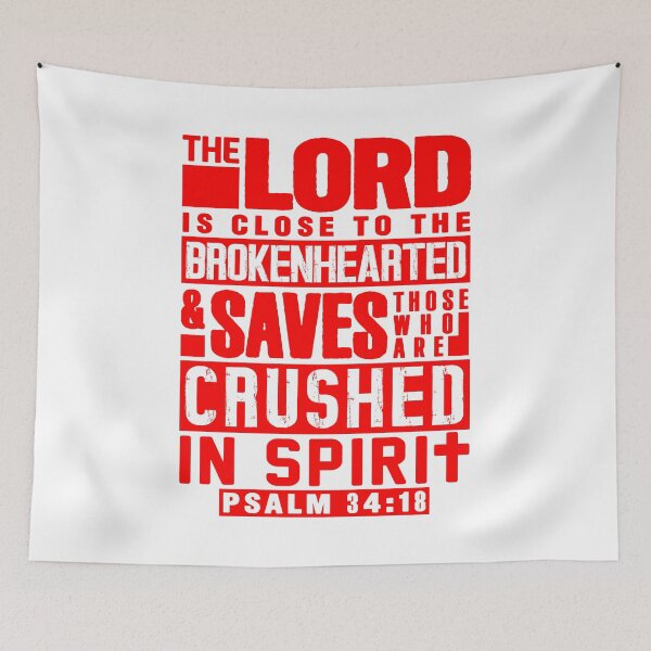 Item preview, Psalm 34:18 The LORD Is Close To The Brokenhearted designed and sold by plushism.
