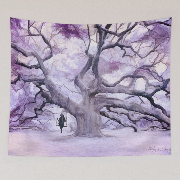Item preview, Apparition Of The Frozen Inner Child - Fantasy Art designed and sold by Sherry Grandy.