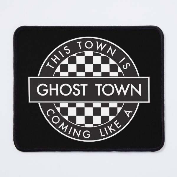 Item preview, THIS TOWN IS COMING LIKE A GHOST TOWN - [2 Tone Roundel] designed and sold by phigment-art.