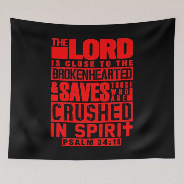 Item preview, Psalm 34:18 The LORD Is Close To The Brokenhearted designed and sold by plushism.