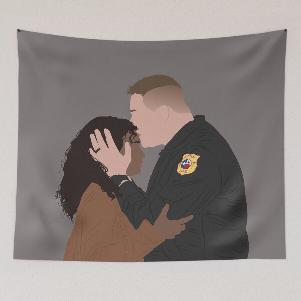 Item preview, Judd kissing Grace forehead designed and sold by Pinu92.