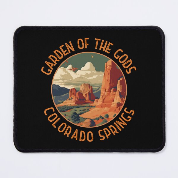 Item preview, Garden of the Gods Colorado Springs Distressed Circle designed and sold by KrisSidDesigns.