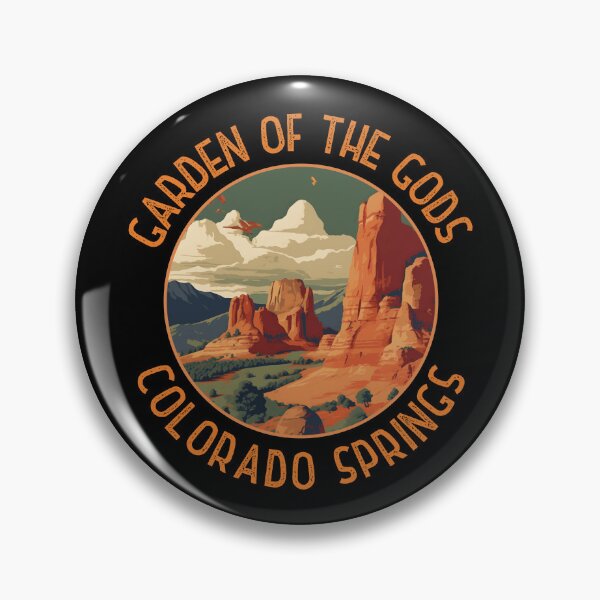 Item preview, Garden of the Gods Colorado Springs Distressed Circle designed and sold by KrisSidDesigns.