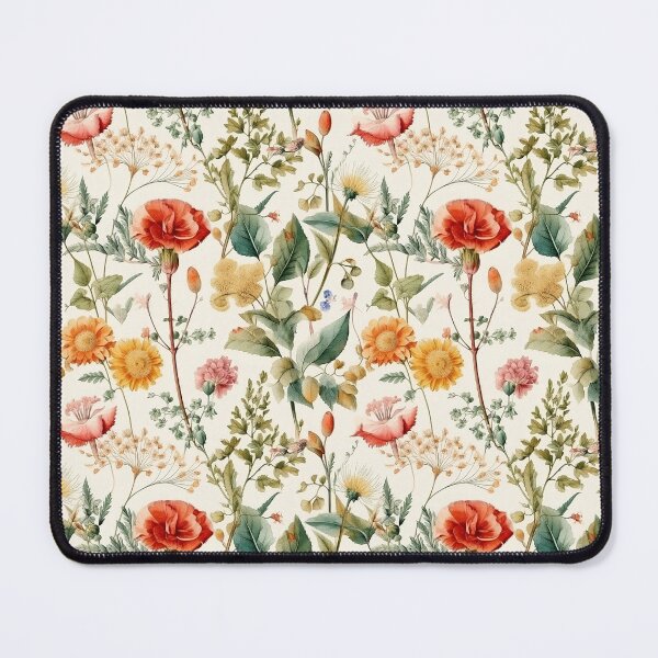Item preview, Beautiful Flowers Seamless Pattern Style collection Three designed and sold by SmileOtter.