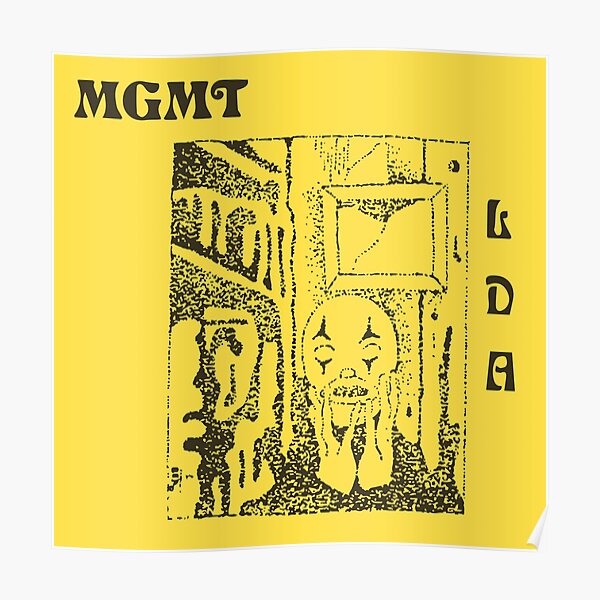 MGMT Little Dark Age Album Merch Poster
