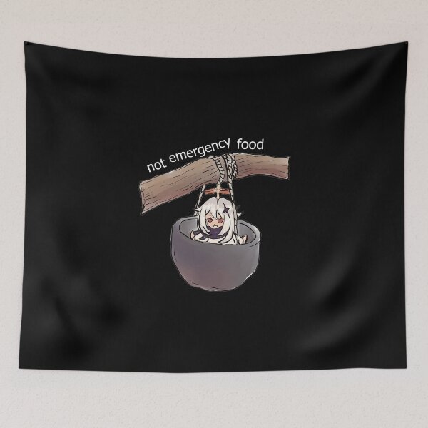 Item preview, paimon not emergency food Cartoon manga anime Gift designed and sold by rokimonina.