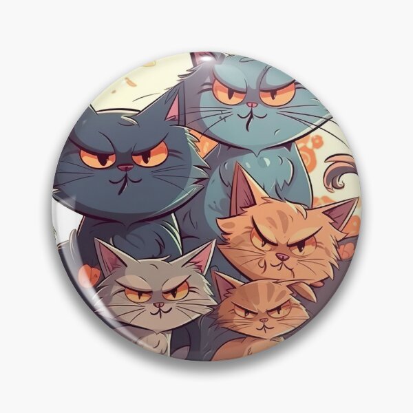 Item preview, A clowder of cats designed and sold by Kingkachurro.