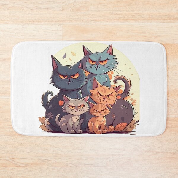 Item preview, A clowder of cats designed and sold by Kingkachurro.