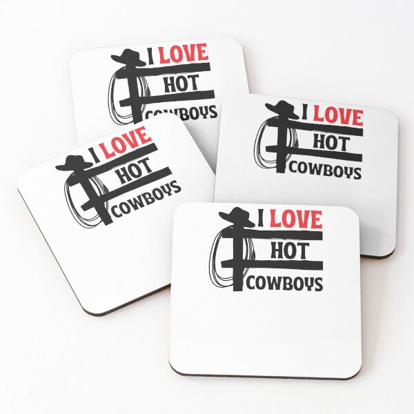 Item preview, I Love Hot Cowboys designed and sold by engraphica.
