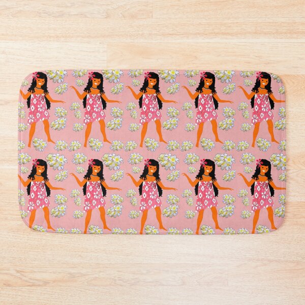 Item preview, Polynesian girl and tiare flowers designed and sold by Catherine Debusne.