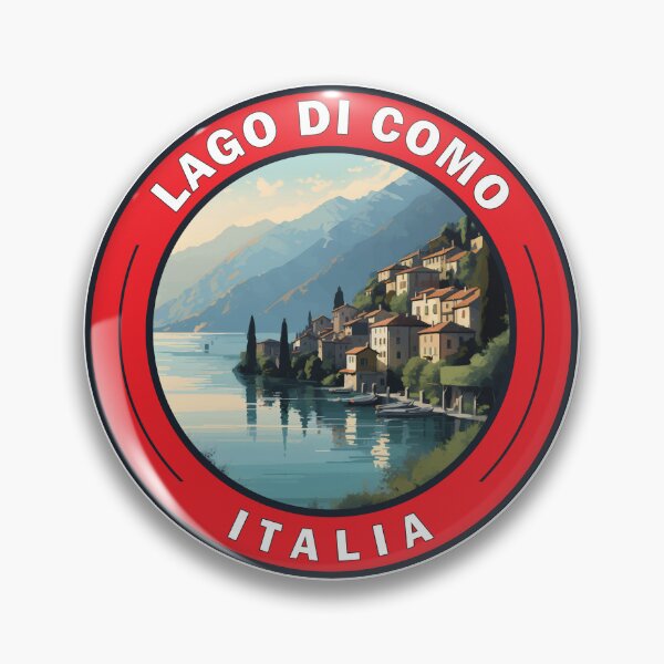 Item preview, Lago di Como Italy Badge designed and sold by KrisSidDesigns.