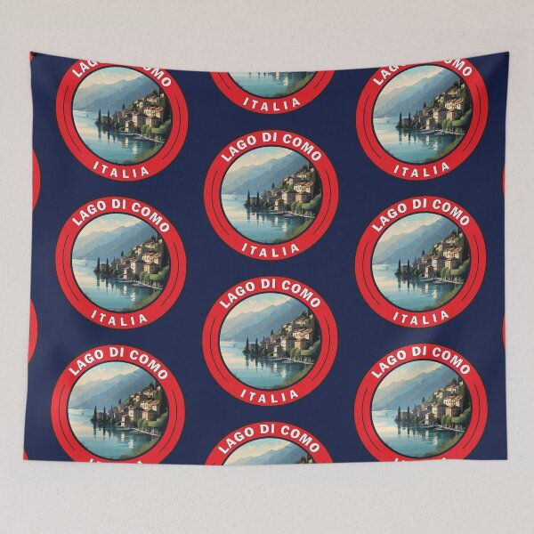 Item preview, Lago di Como Italy Badge designed and sold by KrisSidDesigns.