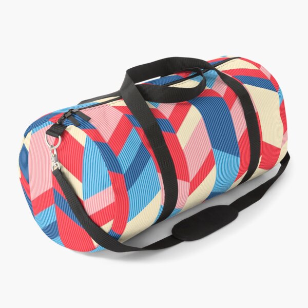 Item preview, Modern Herringbone Chevron pattern - "Blue and Red" designed and sold by Hemindway.