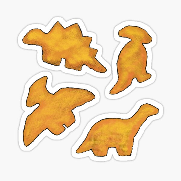 Item preview, Dino nuggets 4pc Ranch Attack designed and sold by I-Am-Daley.