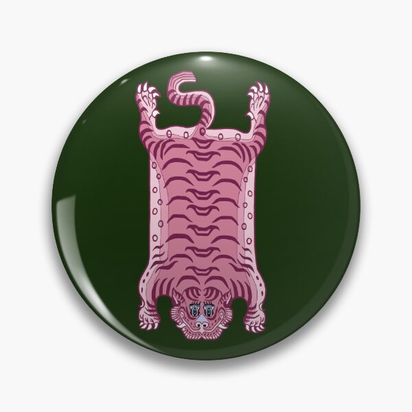 Item preview, TIBETAN TIGER RUG-pink 1 designed and sold by BEATRIZ ABAITUA.