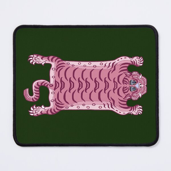 Item preview, TIBETAN TIGER RUG-pink 1 designed and sold by BEATRIZ ABAITUA.