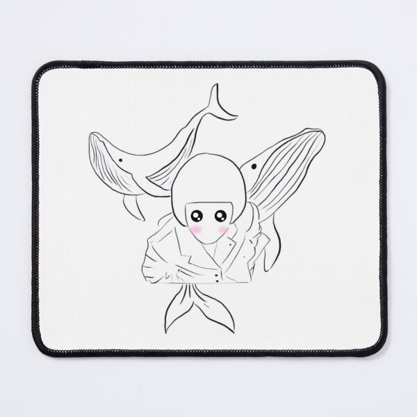 Item preview, Extraordinary attorney woo whale background with blush & line version designed and sold by paintingtour.