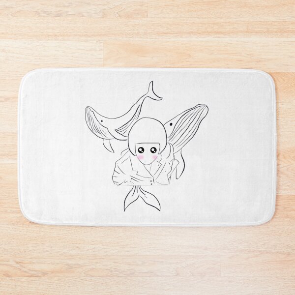 Item preview, Extraordinary attorney woo whale background with blush & line version designed and sold by paintingtour.