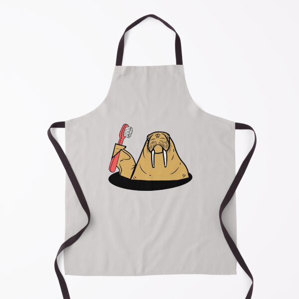 Item preview, Walrus Brushing Teeth designed and sold by AMERICANCHEEZ.