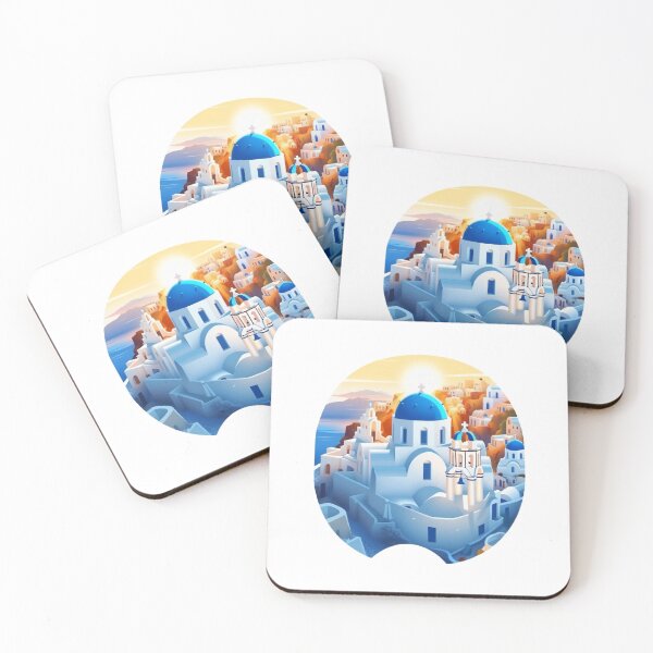 Item preview, Hito icónico - Santorini a la luz del sol designed and sold by lessyun.