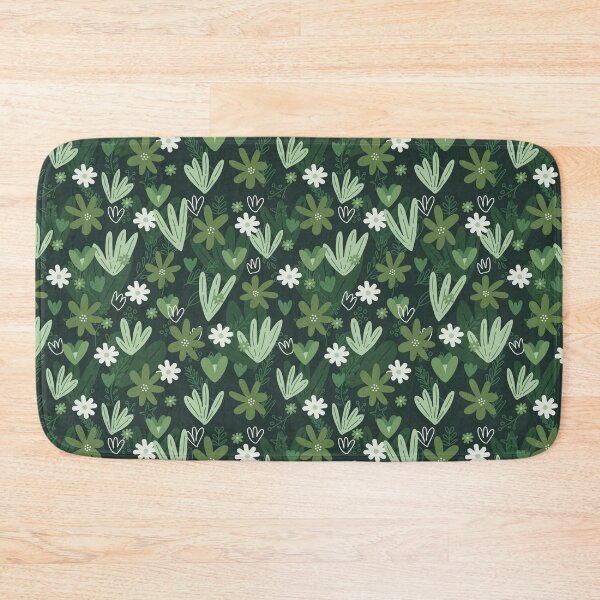Item preview, Blooming Florals Pattern (green) designed and sold by Design Minds Boutique.