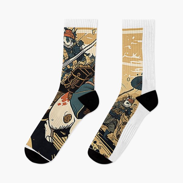 Artikelvorschau, Ircon Clad Ukiyo-e Stil Cat Krieger heldenhafter Angriff entworfen und verkauft von JCatDesign.