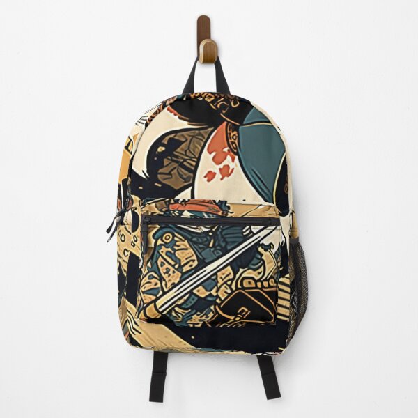 Item preview, Ircon Clad Ukiyo-e estilo Gato guerrero carga heroica designed and sold by JCatDesign.