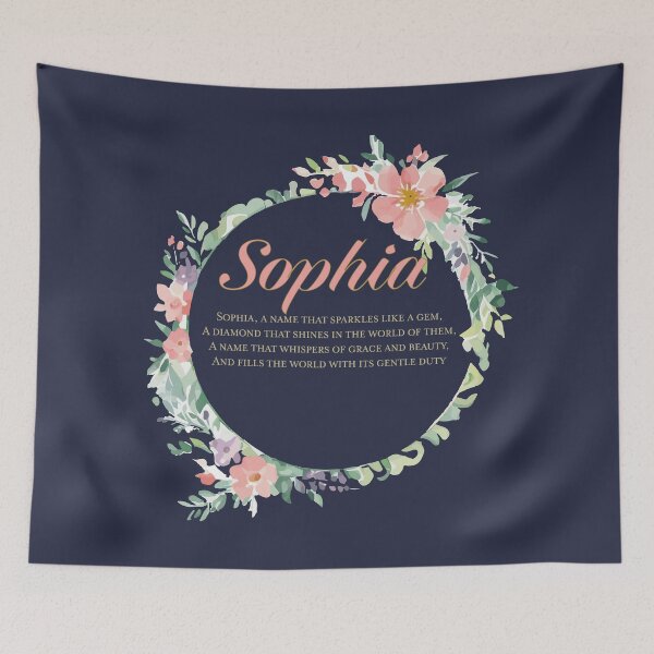 Item preview, Personalized Floral Name Poems for Girls designed and sold by Lubellebubble20.