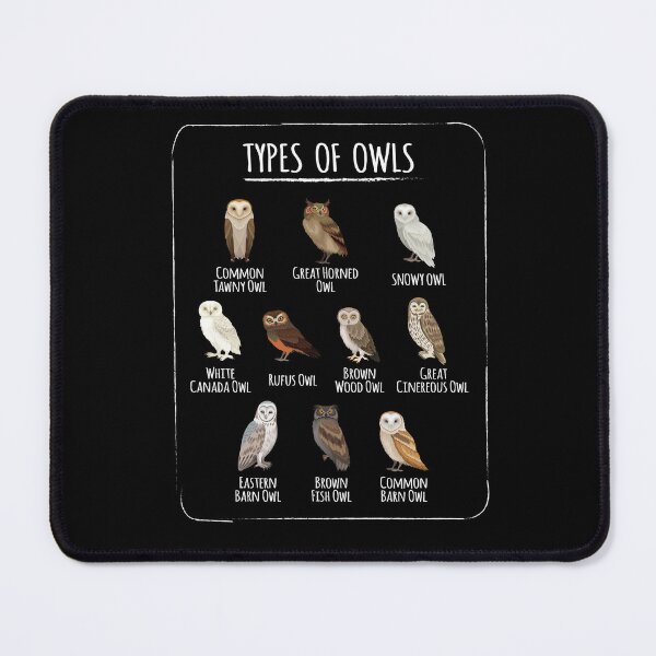 Item preview, Types Of Owls Owl Bird Owls Birds designed and sold by MooonTees.