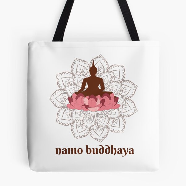 Item preview, Namo Buddhaya Pink Lotus Design for Buddhist-Meditation & Yoga Gift ver.1 designed and sold by vallass.