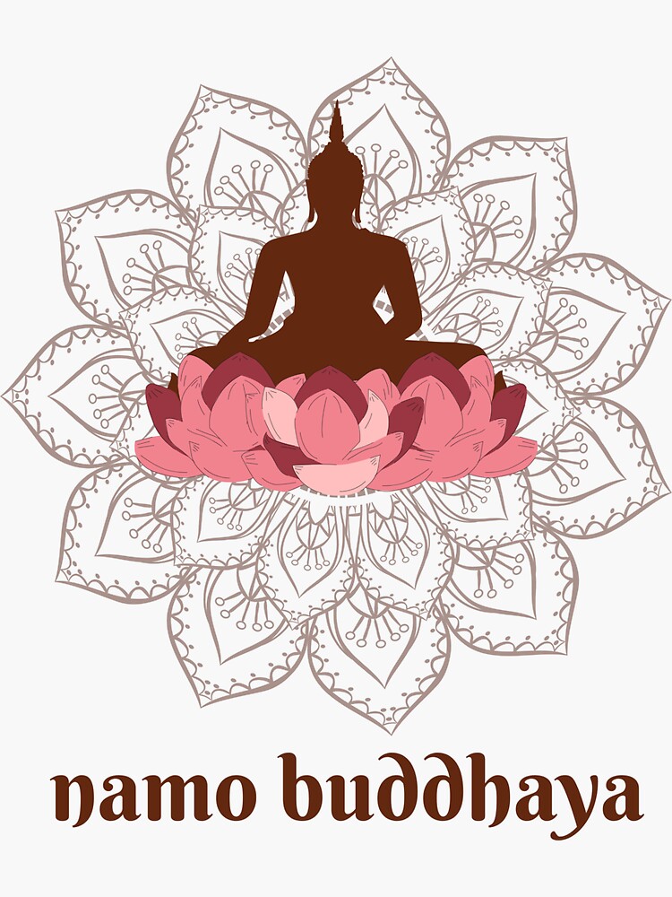 yoga coffee addict cool meditation design white' Sticker