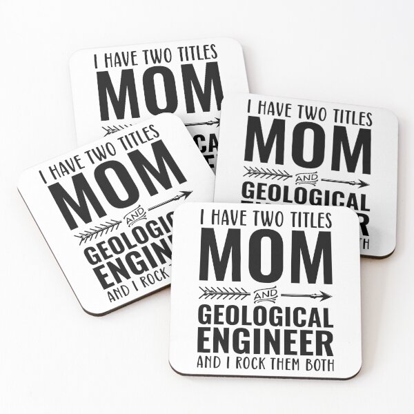 Item preview, I Have Two Titles Mom And Geological Engineer designed and sold by kamrankhan.