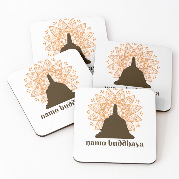 Item preview, Namo Buddhaya Pagoda Design for Buddhist-Meditation & Yoga Gift ver.2 designed and sold by vallass.