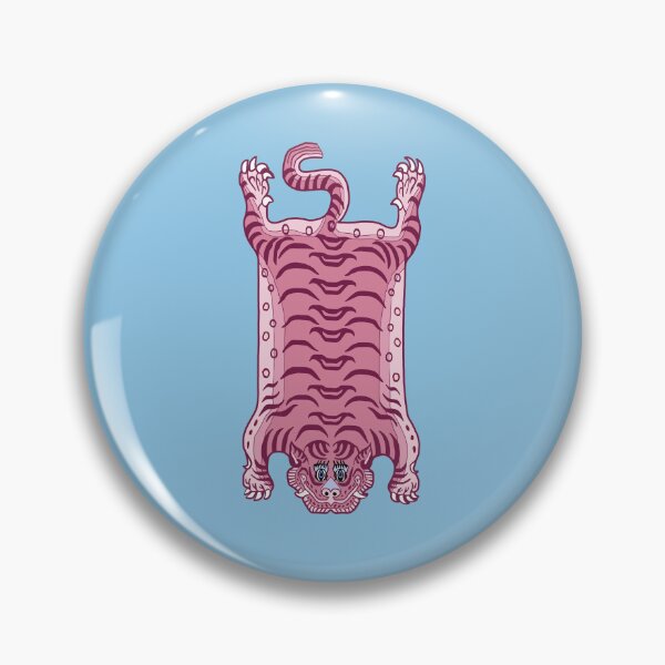 Item preview, TIBETAN TIGER RUG-pink 3 designed and sold by BEATRIZ ABAITUA.