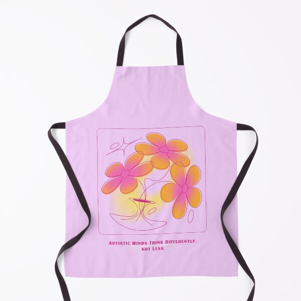 Item preview, Autistic Minds Think Differently, Not Less Abstract Flowers designed and sold by Winter--Flowers.