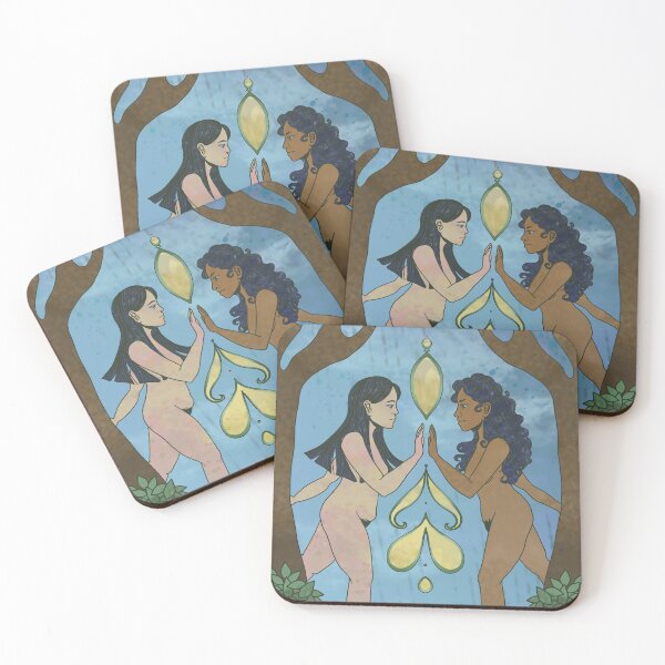 Item preview, The Lovers Lesbian Tarot Card  designed and sold by Nevermind-artss.