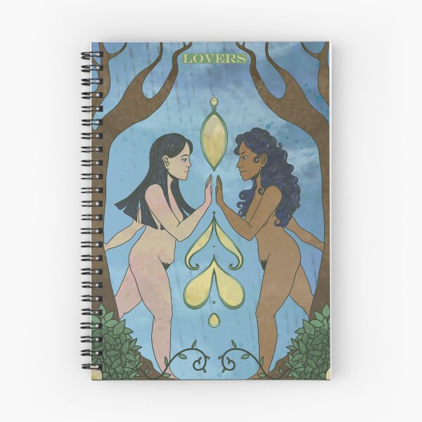 Item preview, The Lovers Lesbian Tarot Card  designed and sold by Nevermind-artss.